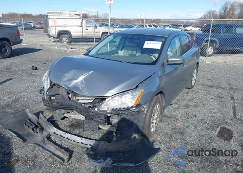 2013 Nissan Sentra Sv из США, поврежденный, VIN 3N1AB7AP1DL626414